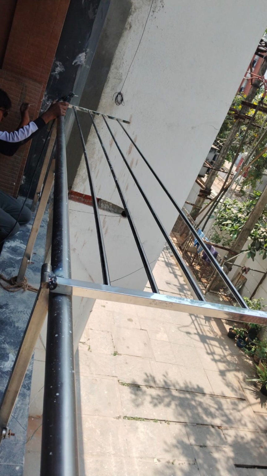 Balcony cloth hanger installation Chennai