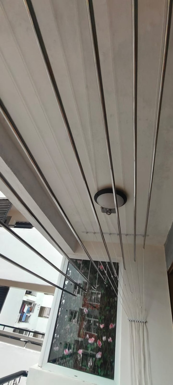 Balcony cloth hanger installation Chennai