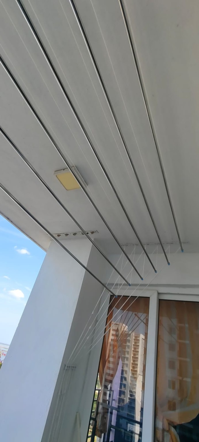 Balcony cloth hanger installation Chennai